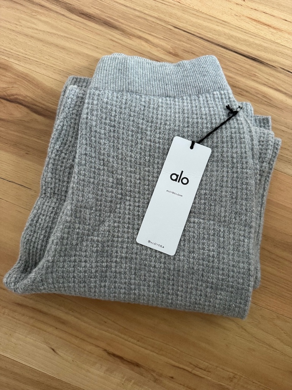 Alo Yoga Luxury CASHMERE Waffle Pants